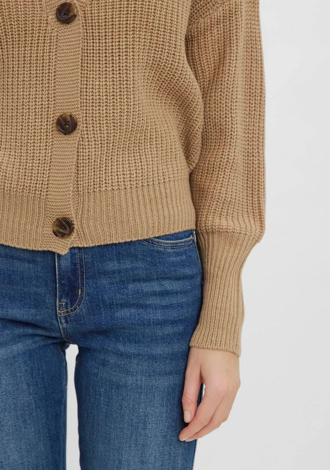 VMLea LS V-Neck Cuff Cardigan