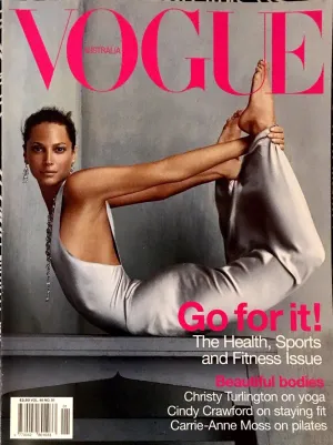 VOGUE Magazine Australia January 2003 CHRISTY TURLINGTON Cindy Crawford MAY ANDERSEN