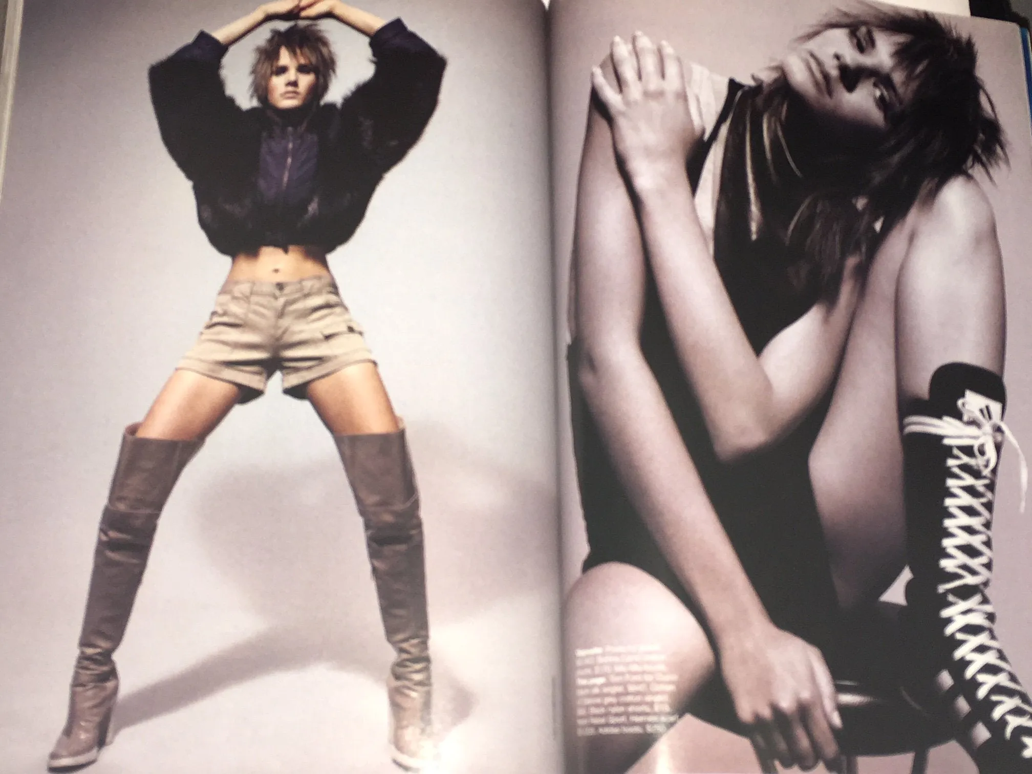 VOGUE Magazine Australia January 2003 CHRISTY TURLINGTON Cindy Crawford MAY ANDERSEN