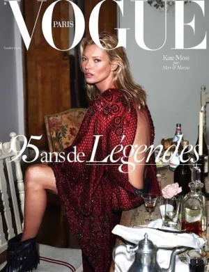 VOGUE Magazine Paris October 2015 KATE MOSS Lily Rose Depp CATHERINE DENEUVE