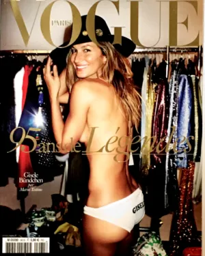 VOGUE Paris Magazine October 2015 GISELE BUNDCHEN Lily Rose Depp TAYLOR HILL Veruschka