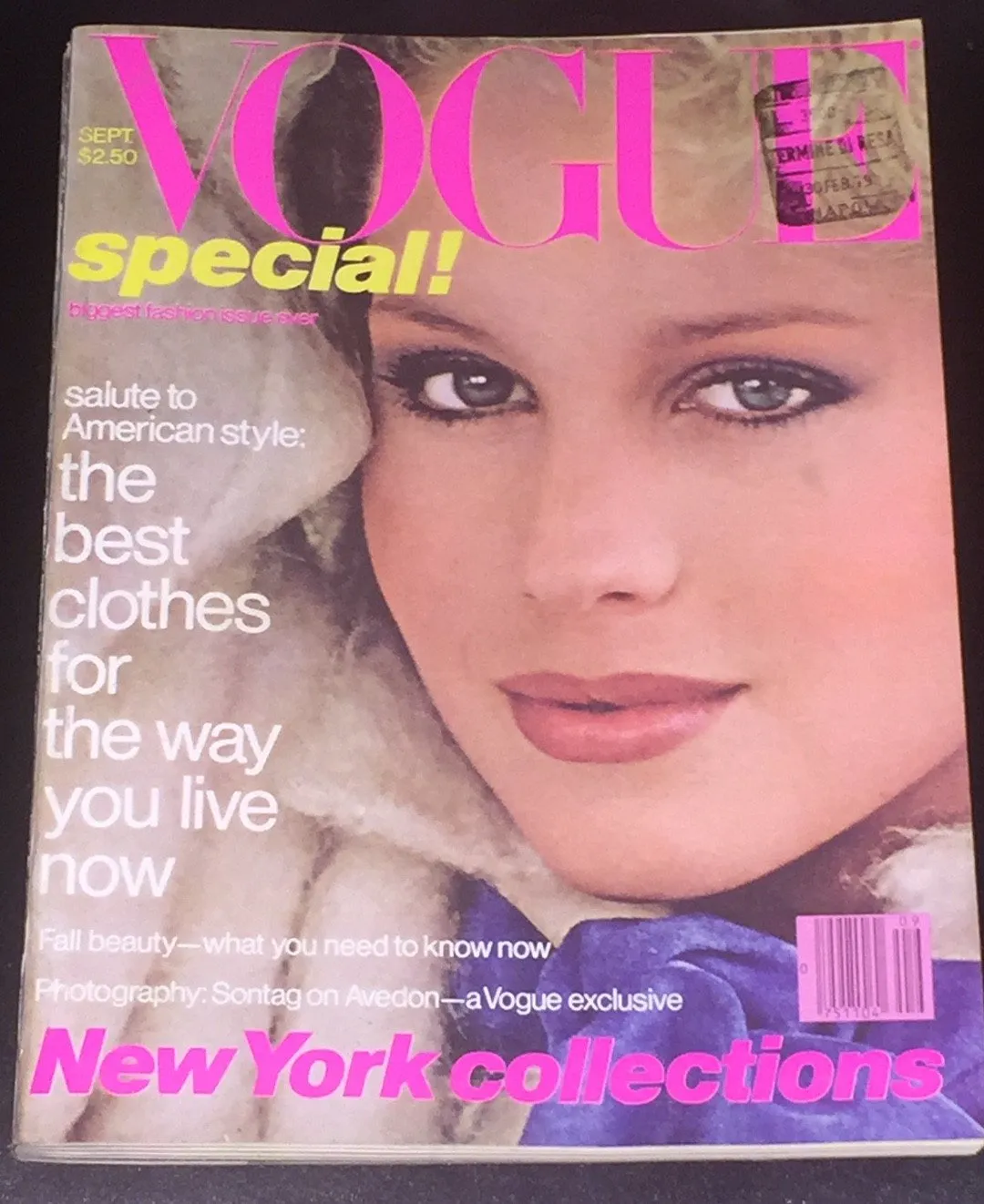VOGUE US Magazine 1978 ROSIE VELA Rosemary McGrotha LISA RYALL Jerry Hall AVEDON