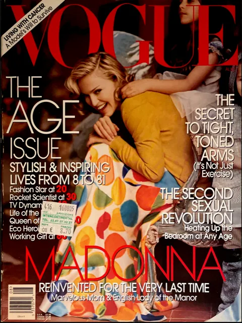 VOGUE US Magazine August 2005 MADONNA Carolyn Murphy CAROLINE TRENTINI