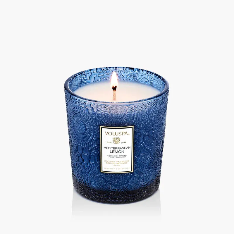 Voluspa Mediterranean Lemon Classic Candle ~ 9oz