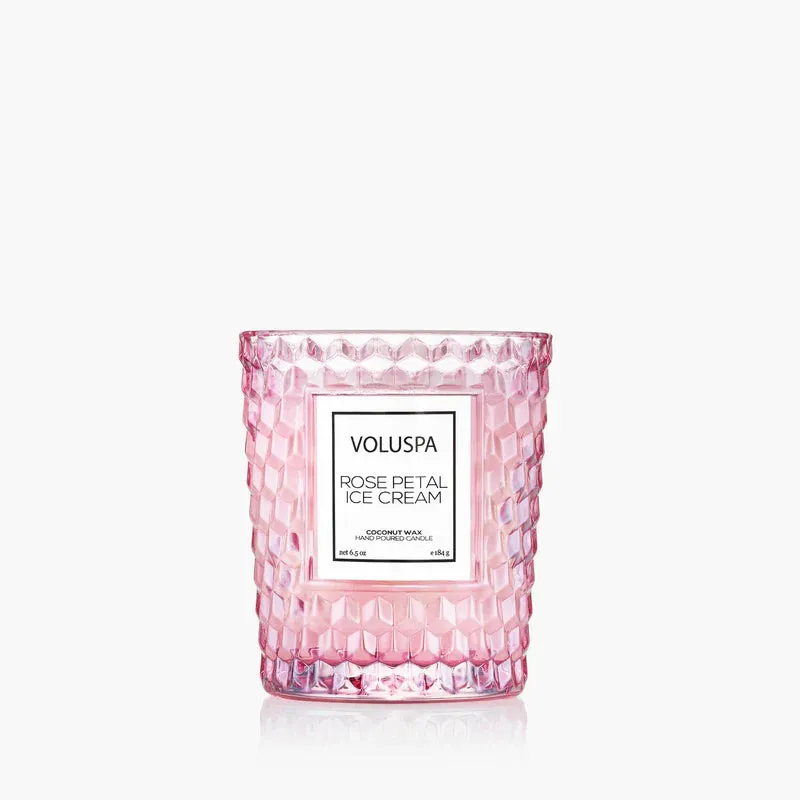 Voluspa Rose Petal Ice Cream Classic Candle ~ 6.5oz