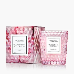 Voluspa Rose Petal Ice Cream Classic Candle ~ 6.5oz