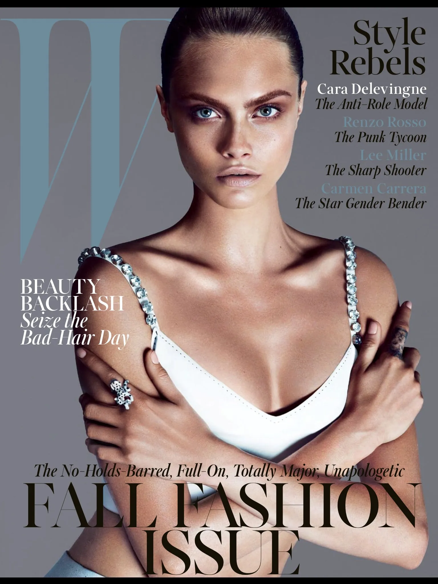 W Magazine September 2013 CARA DELEVINGNE RJ King KAREN ELSON Kristen McMenamy