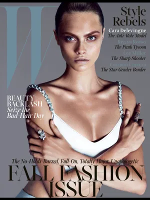 W Magazine September 2013 CARA DELEVINGNE RJ King KAREN ELSON Kristen McMenamy