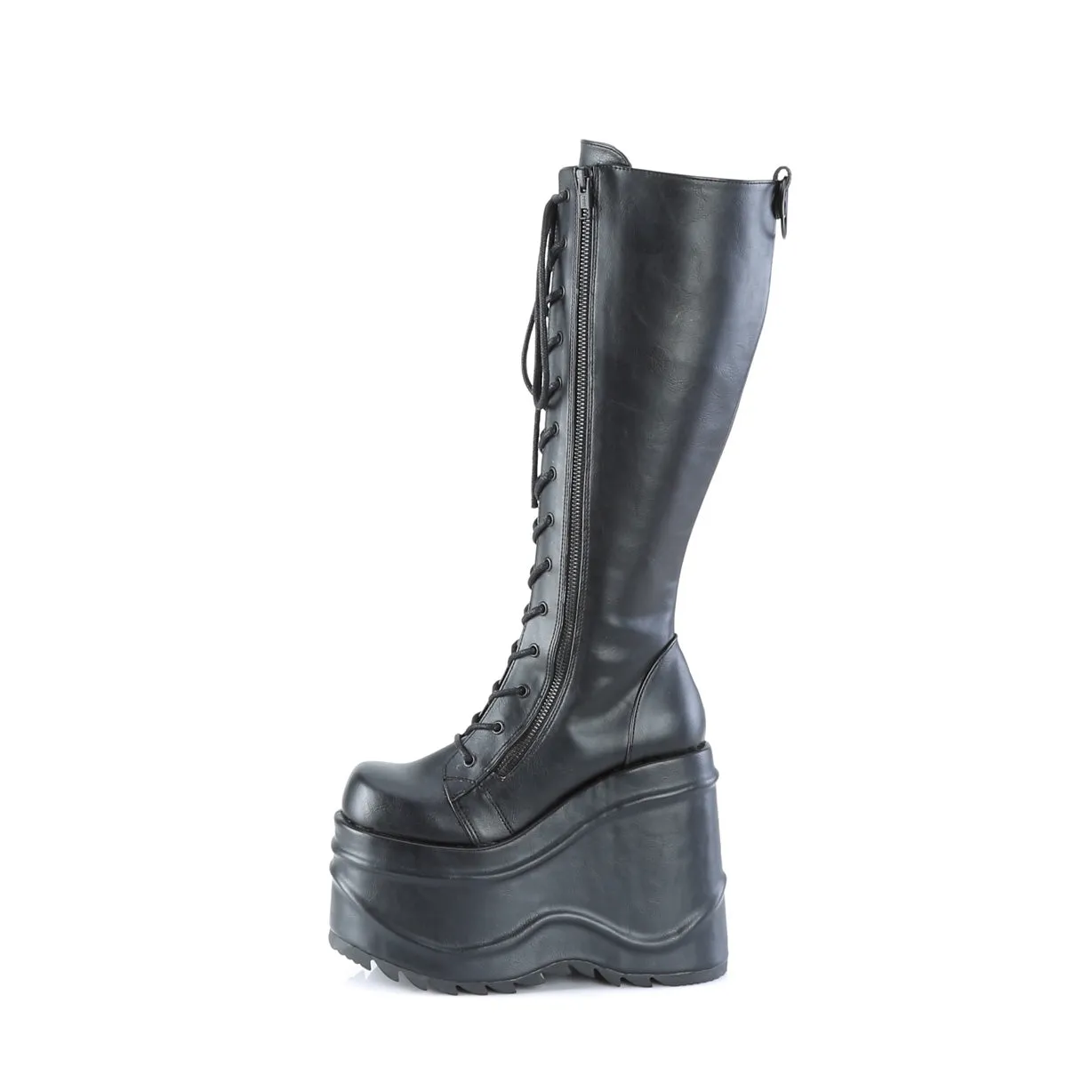 WAVE-200  Black Vegan Leather