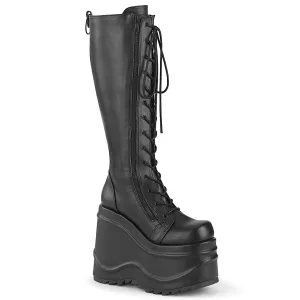 WAVE-200  Black Vegan Leather