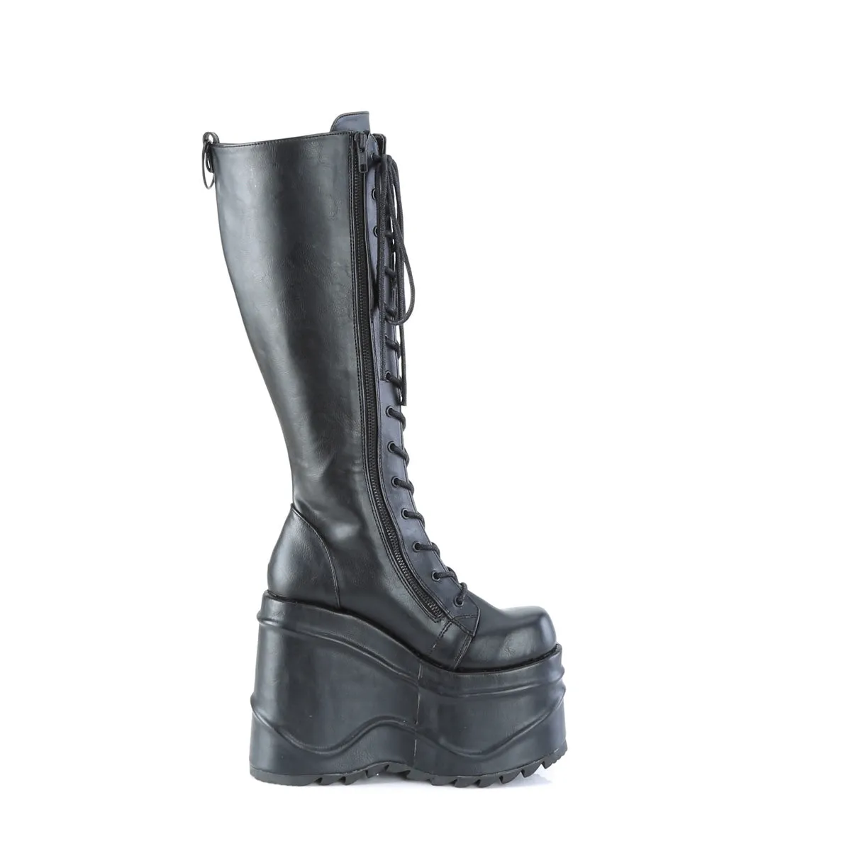 WAVE-200  Black Vegan Leather