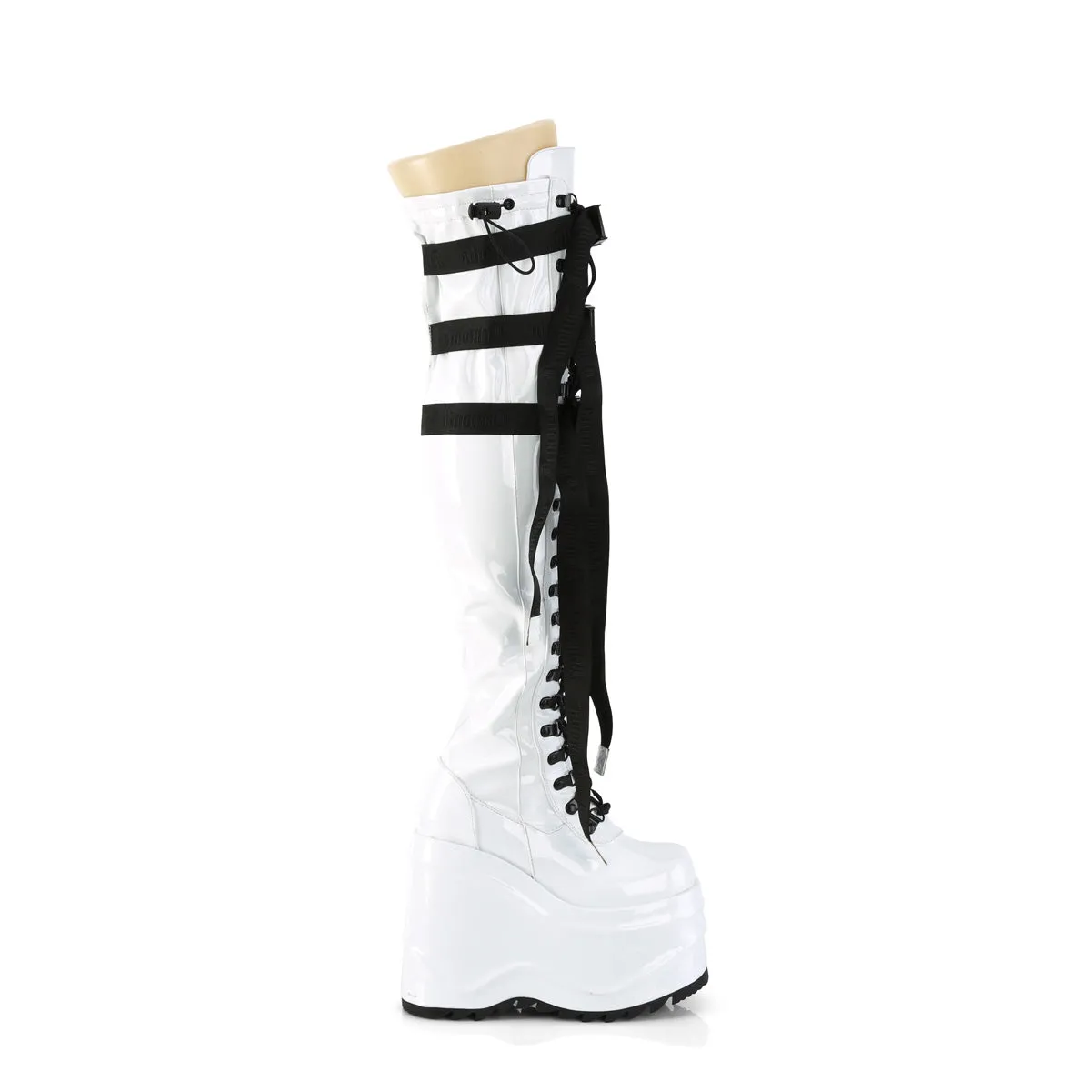 WAVE-315  White Stretch Patent
