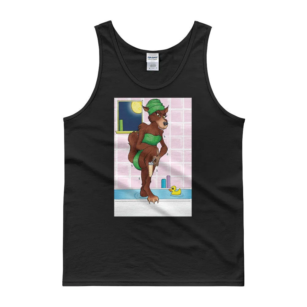 Werewolf Shaving in the Shower Tank Top