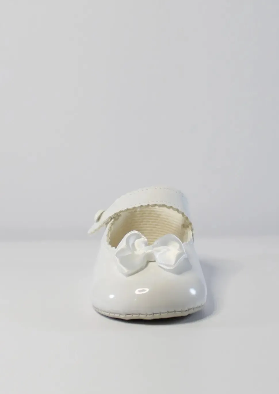 White Petite Bow Shoes