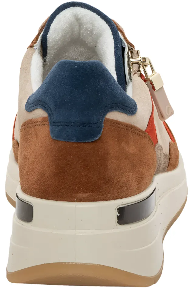 WOMEN'S ARA GARDENIA SNEAKER | NUTS / SAND / PUMPKIN / SESAME
