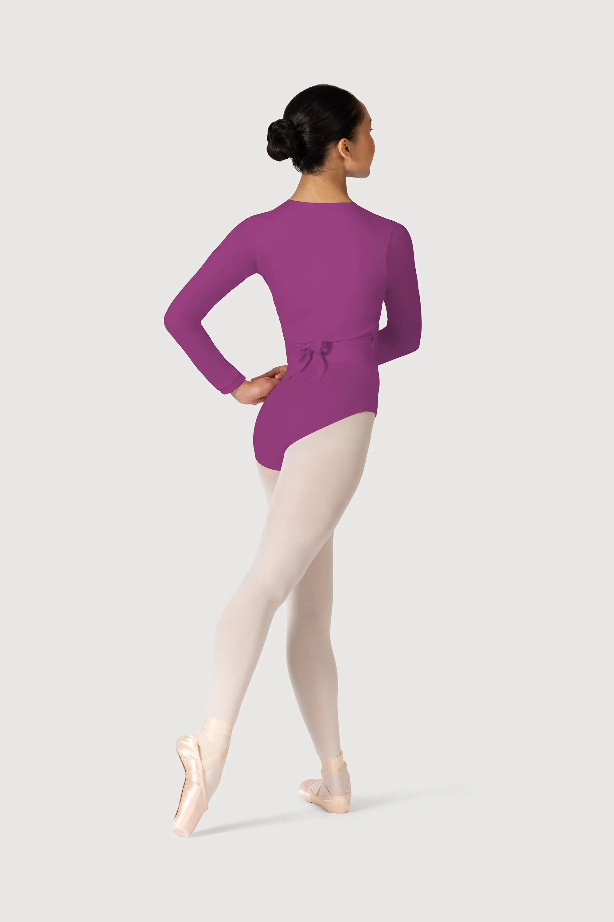 Z0858L - Bloch Overture Crossover Womens Long Sleeve Wrap Top