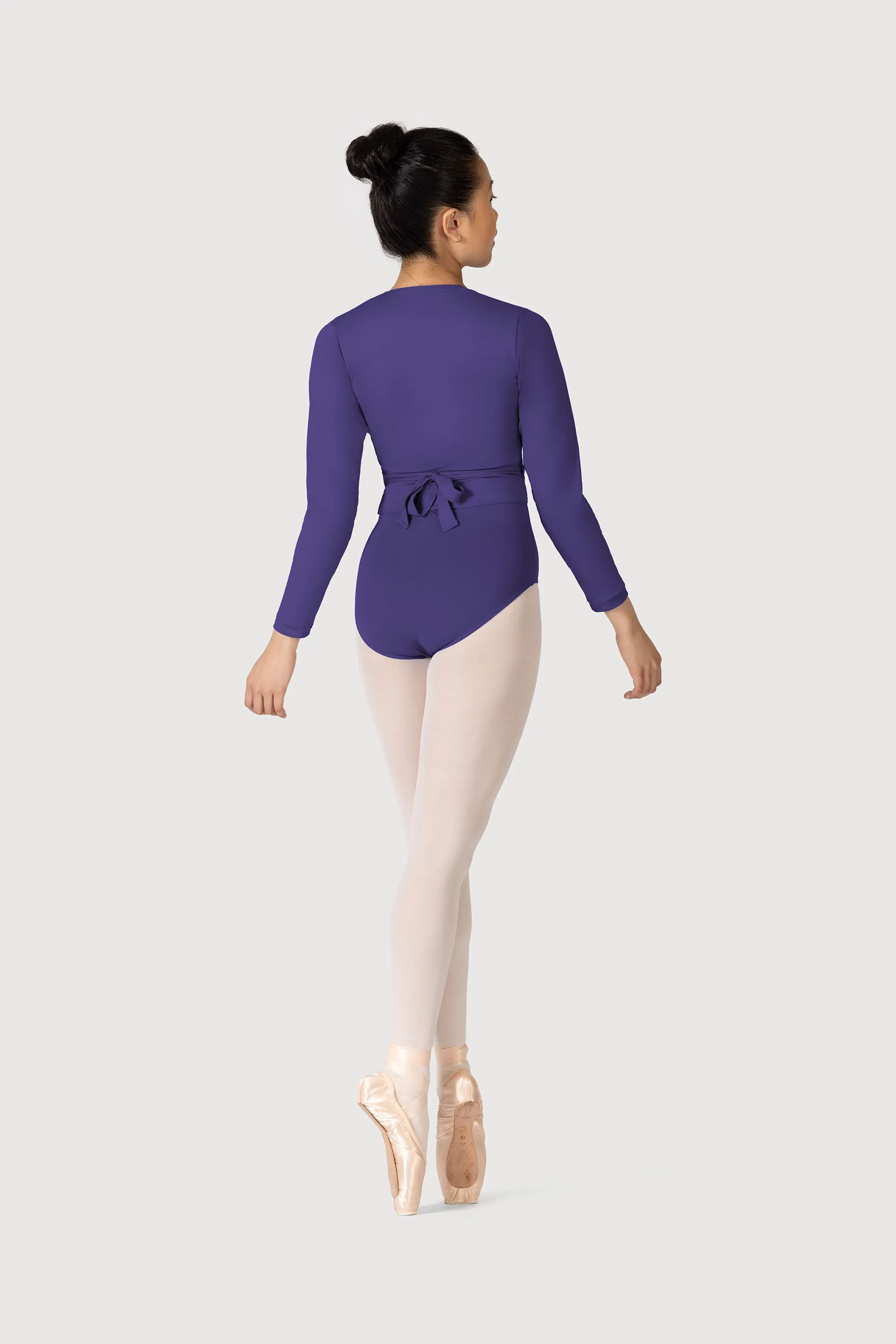 Z0858L - Bloch Overture Crossover Womens Long Sleeve Wrap Top