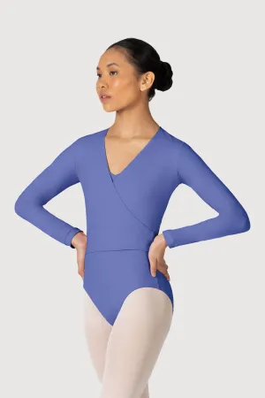 Z0858L - Bloch Overture Crossover Womens Long Sleeve Wrap Top