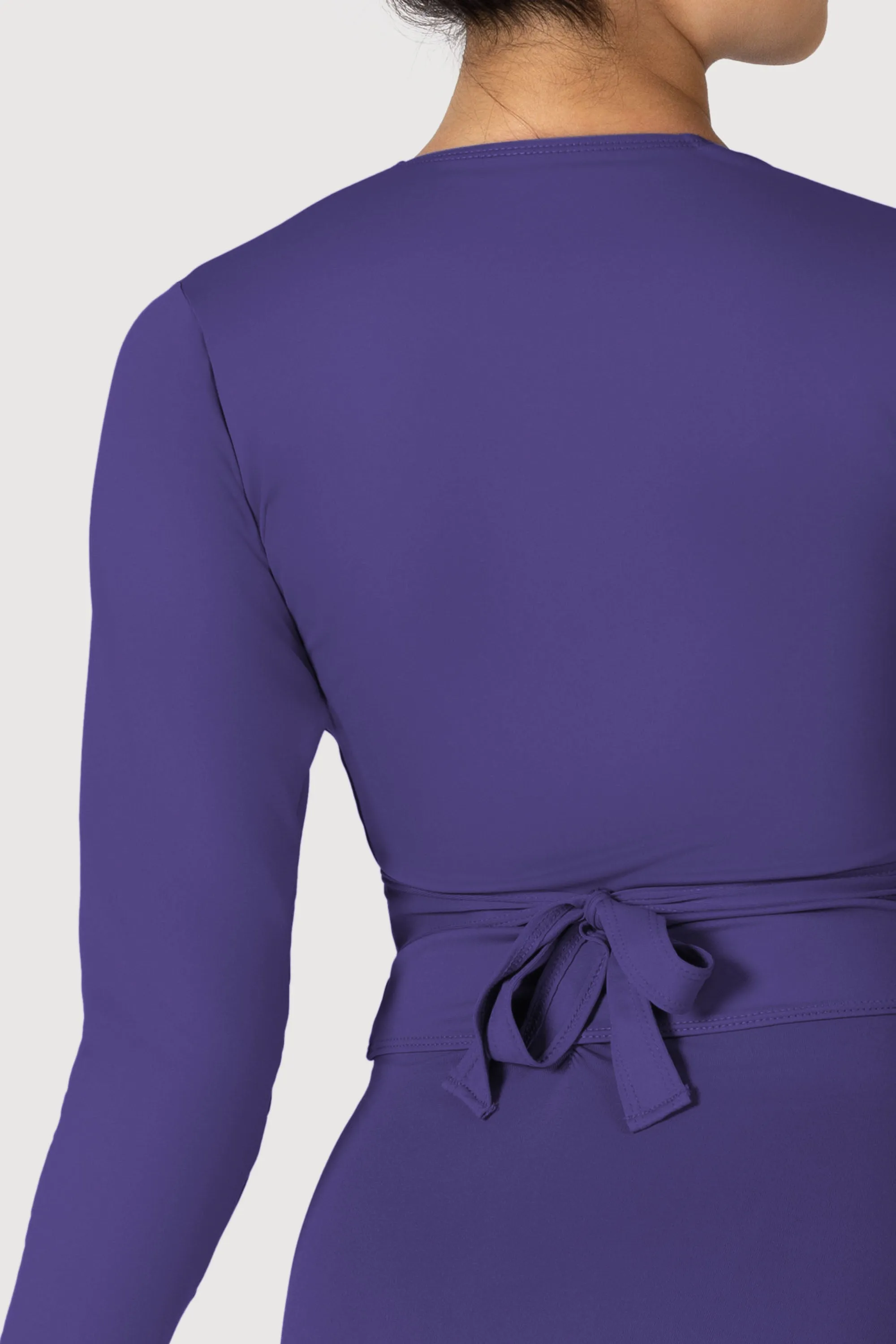 Z0858L - Bloch Overture Crossover Womens Long Sleeve Wrap Top