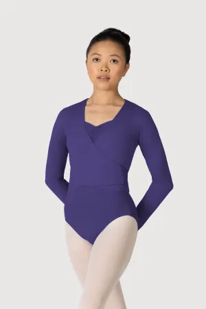 Z0858L - Bloch Overture Crossover Womens Long Sleeve Wrap Top
