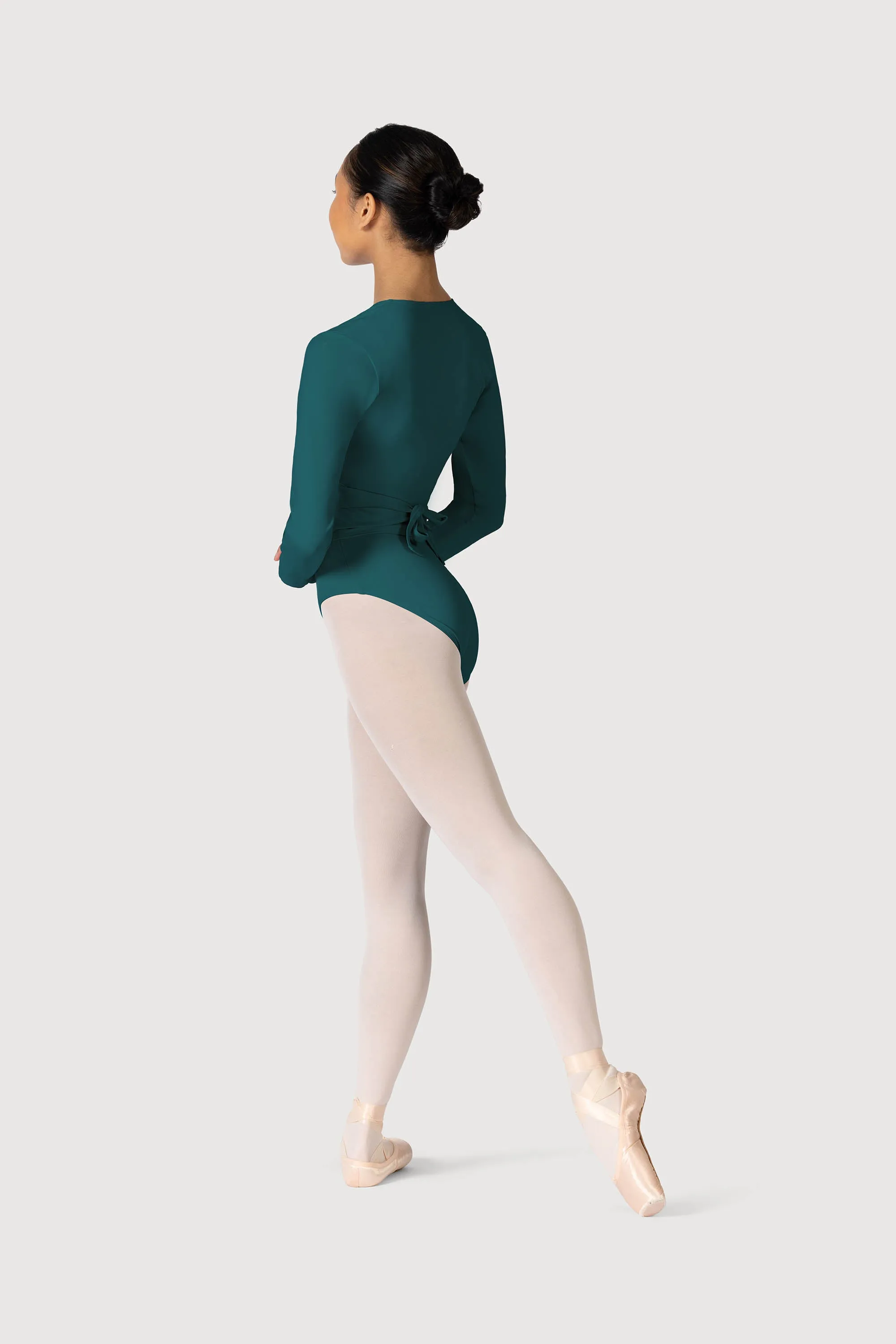 Z0858L - Bloch Overture Crossover Womens Long Sleeve Wrap Top
