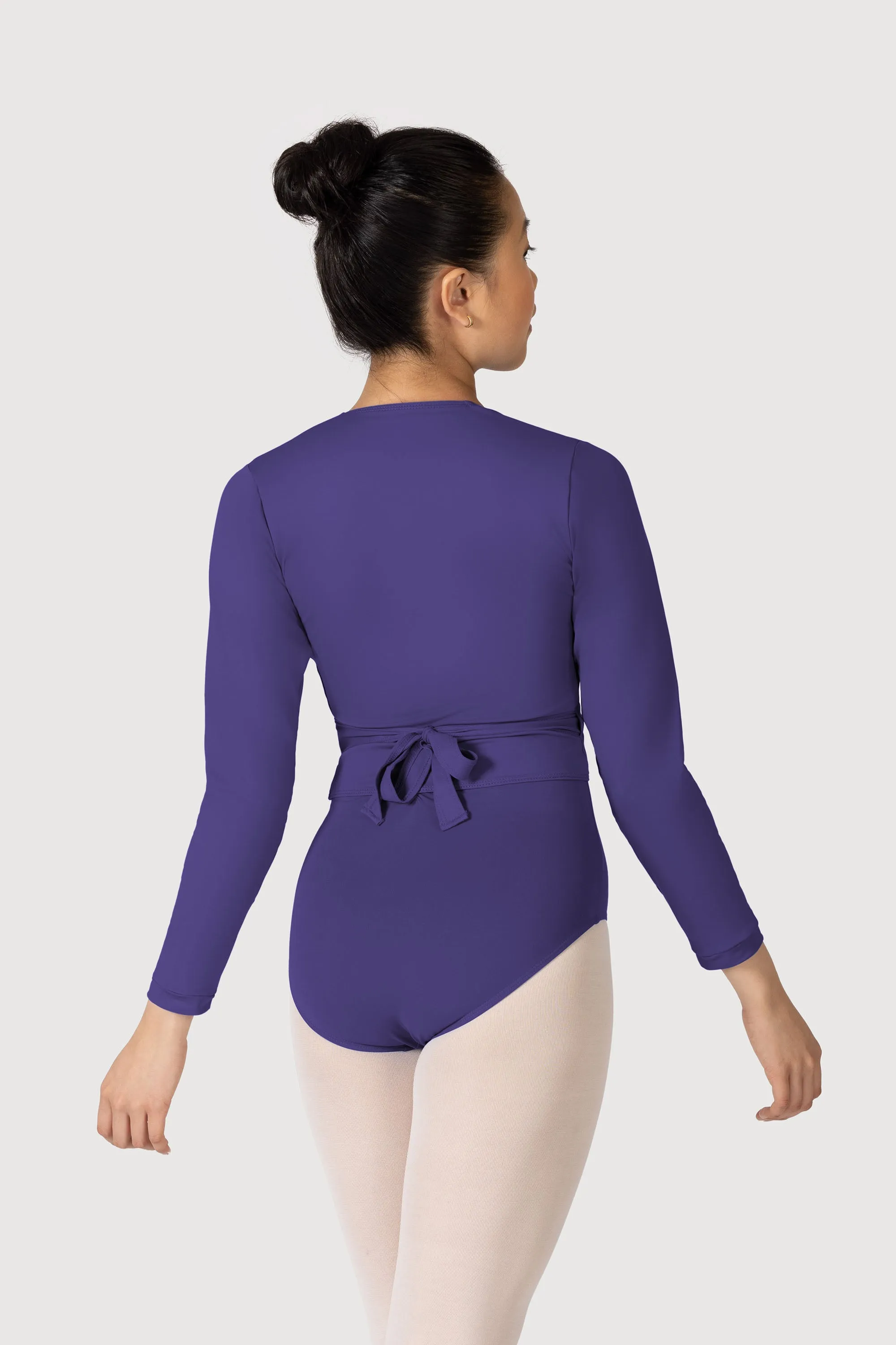 Z0858L - Bloch Overture Crossover Womens Long Sleeve Wrap Top