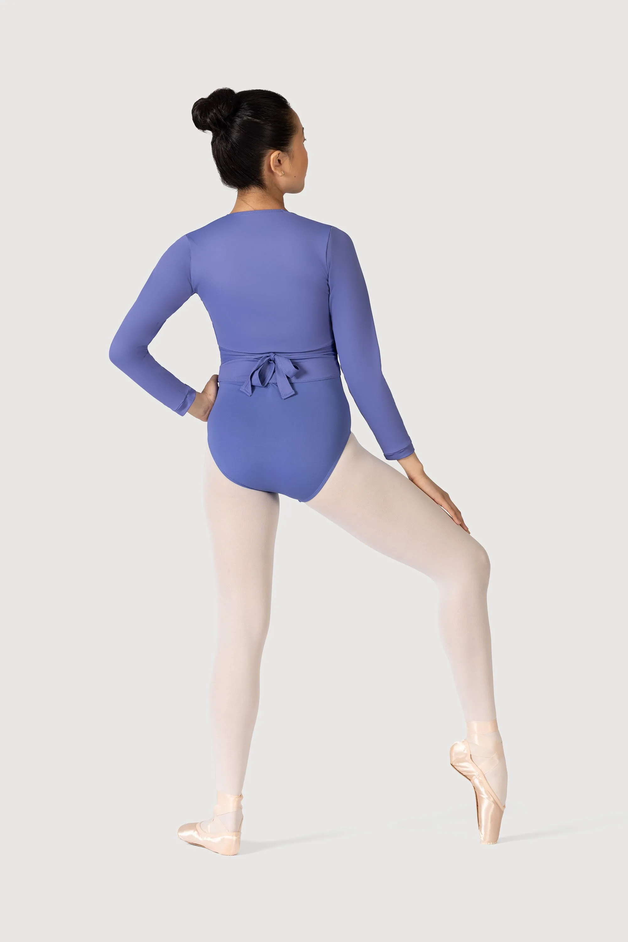 Z0858L - Bloch Overture Crossover Womens Long Sleeve Wrap Top