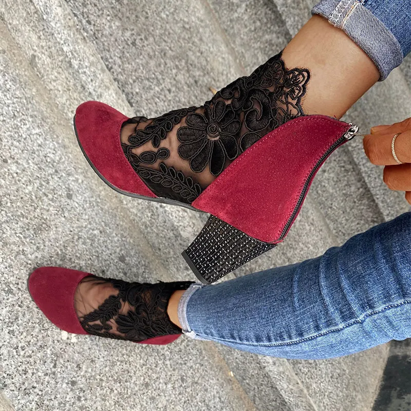 Zaylor™ - Lace Embellished Sandals